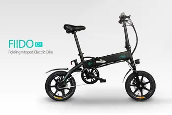 

FIIDO D1 Folding Electric Bicycle Three Riding Modes 2 Wheel Ebike 36V 250W 25 Km/h 7.8Ah/10.4Ah Battery 14 Inch Tire E Bike