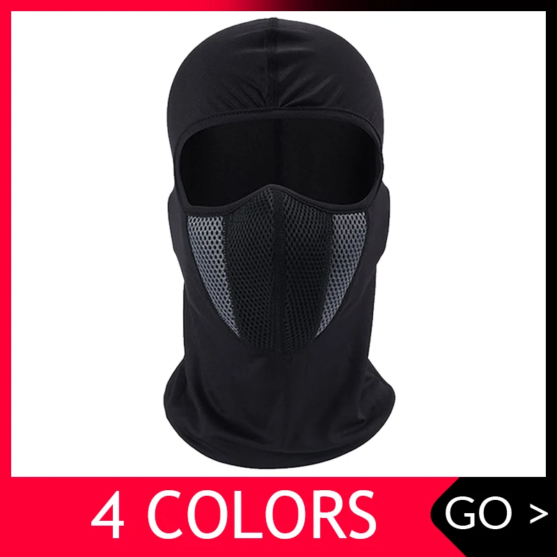 

Motorcycle Face Mask Moto Helmet Tactical Paintball Bike Ski Neck Full Face Mask Windproof Dustproof Face Shield Cycling Mask
