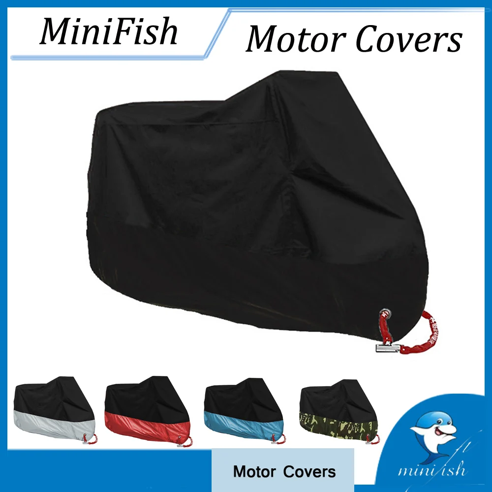 

Waterproof Dust Protector Lock-holes Design Motorcycle Cover for Rain UV Dust Prevention