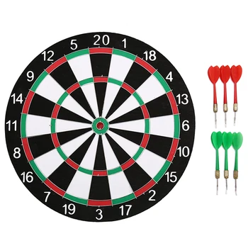 

12 inch sport double target dart magnetic flocking dartboard board double thickening