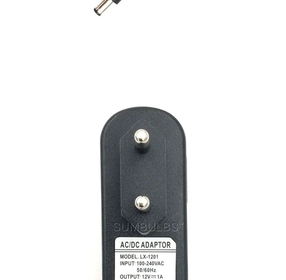 DC LED Power Supply Charger Transformer Adapter  110V 220V to 12V For LED Strip EU US AU UK Cord Plug Sock (5)