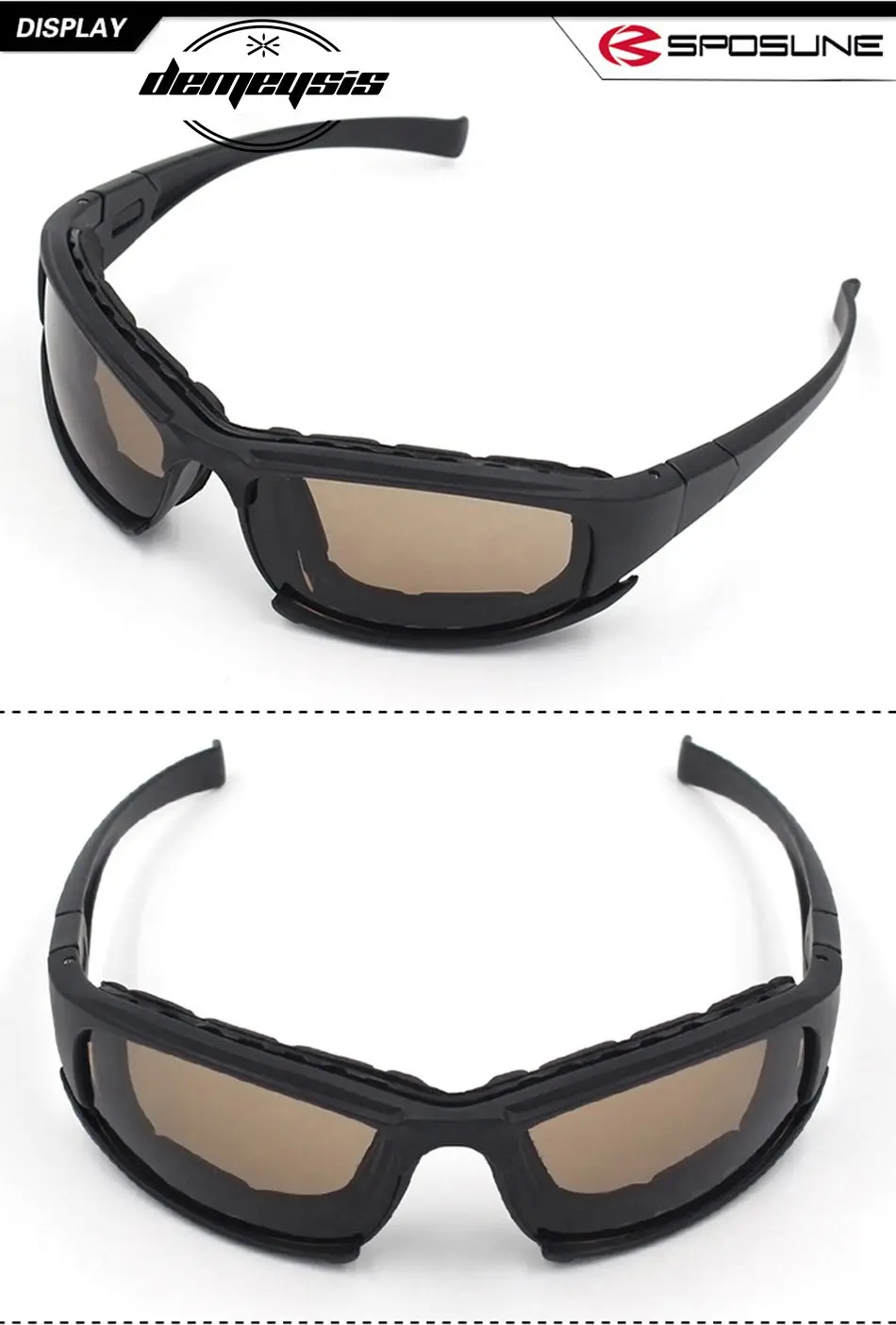 Фотохромные солнцезащитные очки поляризационные военные тактические очки 4 линзы страйкбольные очки для стрельбы мотоциклетные походные очки
