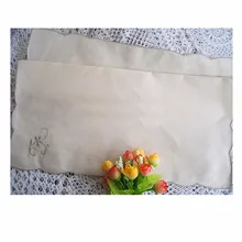 Натуральный цвет платок ручной работы хлопок цветочные границы винтажные толстые дамы вышитые цветок бежевая салфетка свадебный подарок