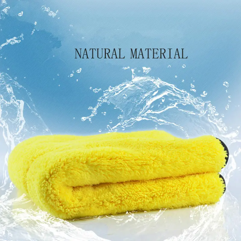 45cm x 38cm 800GSM Durable Super Thick Plush Microfiber Car Cleaning Cloths Car Care Microfibre Wax Polishing Detailing Towels