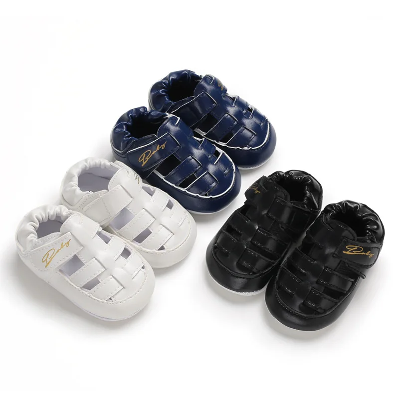 Baby Boys Shoes Toddler Cute Crib Shoes T tied Soft Prewalker Soft Sole