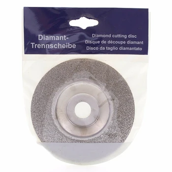 

4 100mm Diamond Coated Flat Lap Wheel Jewelry Polish Grinding Disc 60 Grit