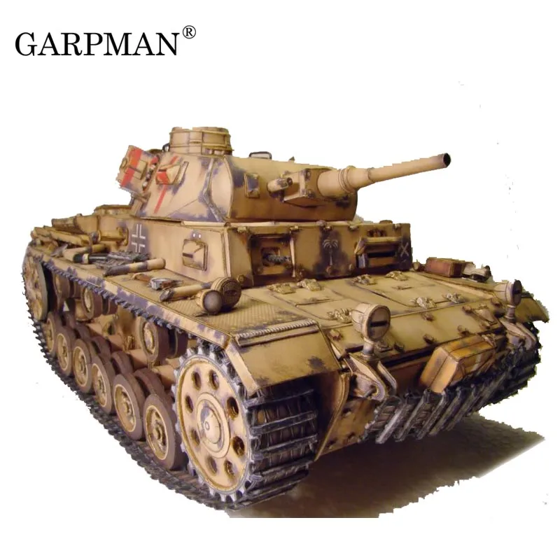 

1:16 German G Type NO.3 Tank 3D Paper Model Fine Version Papercraft Toy
