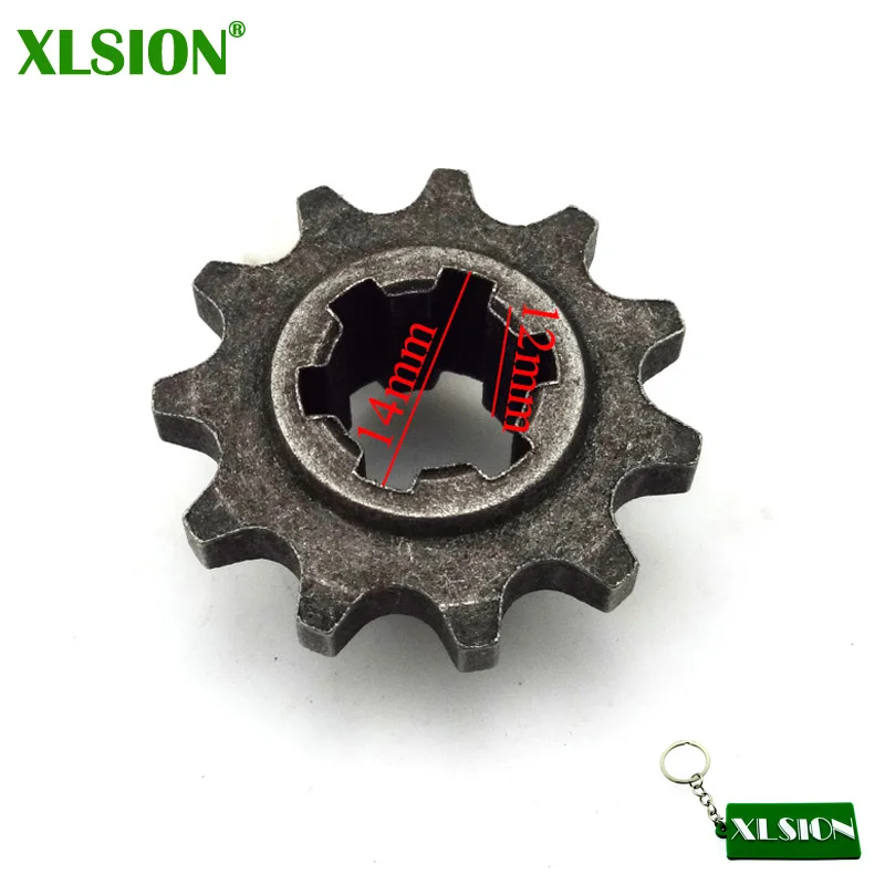 

XLSION Front Clutch Drum Gear Box Pinion Chain Sprocket Gear T8F 11 Tooth For 2 Stroke 47cc 49cc Chinese Dirt Bike Minimoto