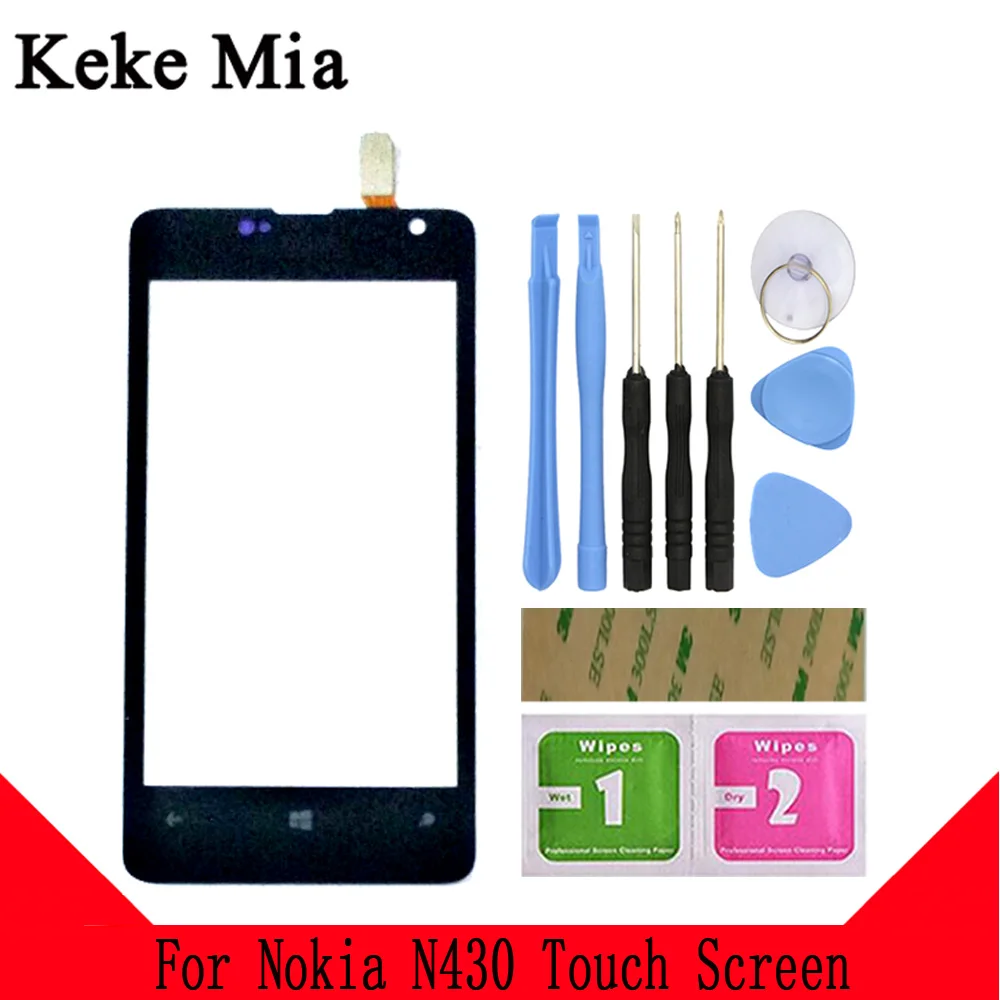 Keke Миа 4," N625 сенсорный экран для Nokia Lumia 625 N625 RM-941 RM-943 Сенсорное стекло Переднее стекло дигитайзер панель сенсор