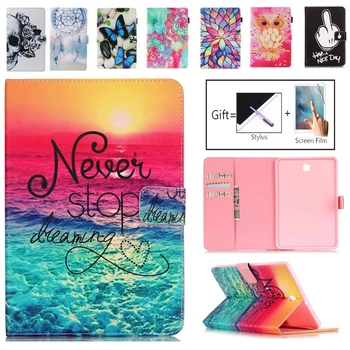 

Butterfly Painted Flip PU Leather Case For Samsung Galaxy Tab S2 8.0 T710 Tablet Case Cover For Samsung Galaxy Tab S2 T715 T719