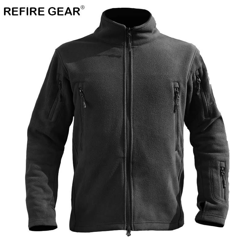 ReFire Gear Autumn Lightweight Outdoor Fleece Tactical Jacket Men