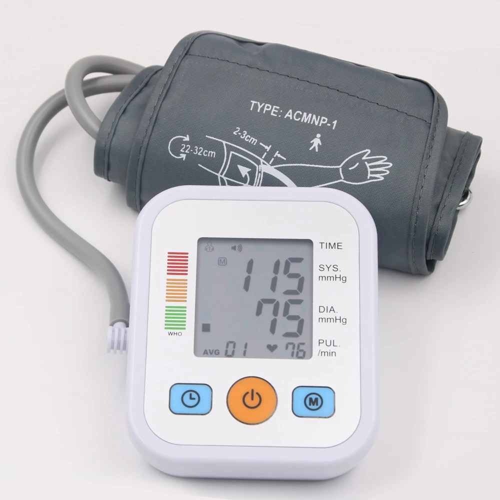 Домашний прибор для измерения верхнего артериального Давление монитор тонометра для измерение кровяного давления мониторинг ЖК-дисплей Экран сердцебиение монитор машина