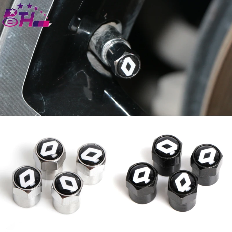 

4pcs/set Car Wheel Tire Valve Tyre Caps Case For Renault duster megane 2 logan renault clio Car-Styling Accessories