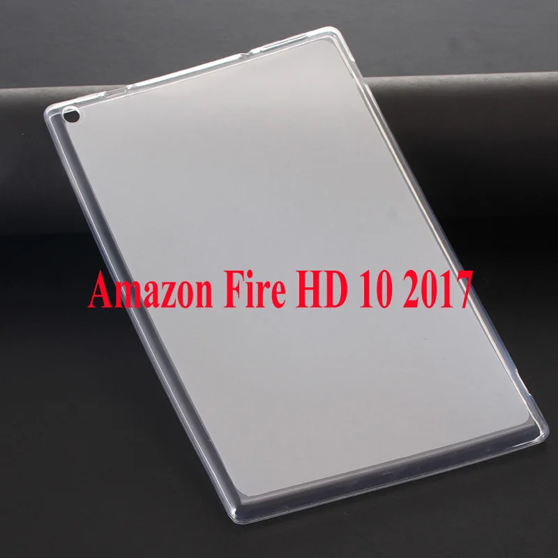 Ультра тонкий магнитный стенд из искусственной кожи чехол для Amazon Fire HD 10 HD10 10,1 дюймов планшет Авто спящий Чехол+ пленка+ ручка - Цвет: TPU