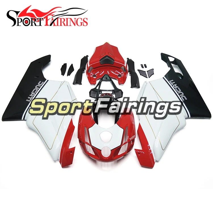 Красные белые Обтекатели для Ducati 999 749 2003 2004 Monoposto 03 04 ABS пластиковый инъекционный
