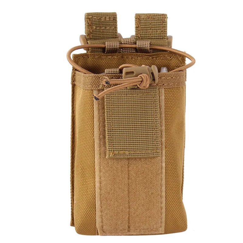 Тактический Сумка Molle EDC 1000D нейлон военные Регулируемый пакет открытый домофон чехол для рации общепользовательский охотничий сумка для