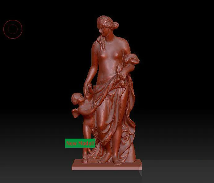 3D модель stl формат твердая вращения скульптура для cnc машины ANGEL LOVE | Инструменты