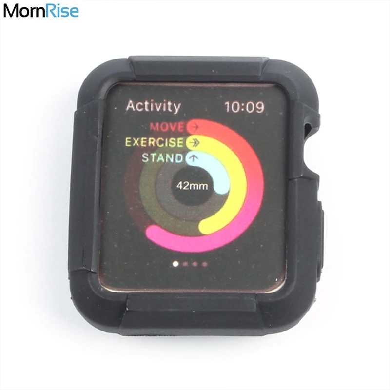 Rugged Cover Armor For Apple Watch Series 1 Case 42mm 38mm Smart watch TPU Soft Scratches Shock proof Protective Skin | Мобильные