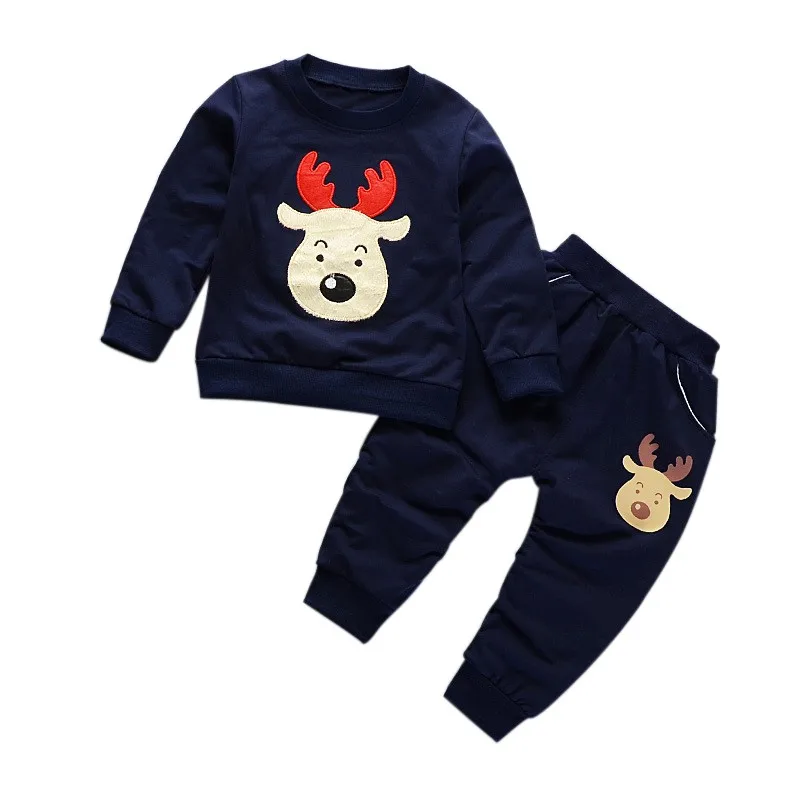 

Autumn Kids Baby Winter T-Shirt+Pants Sets Sleeve Cartoon Unisex Outfit Children Baby Boys Girls Cartoon Outwear Costume Suits