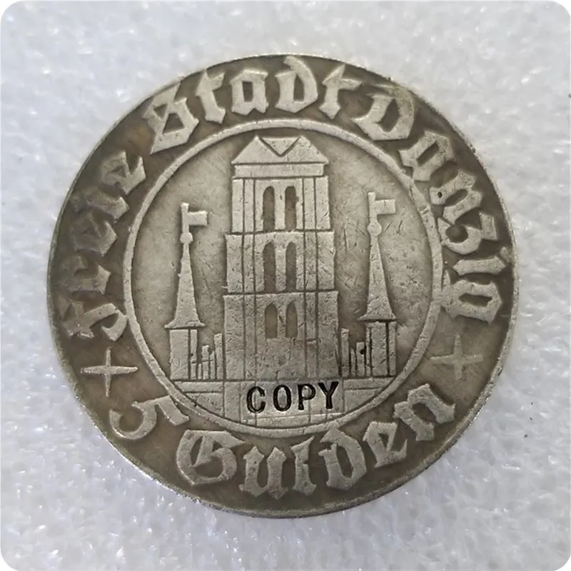 1932-POLAND-5-GULDEN-KRANTOR-DANZIG-COIN копия | Дом и сад