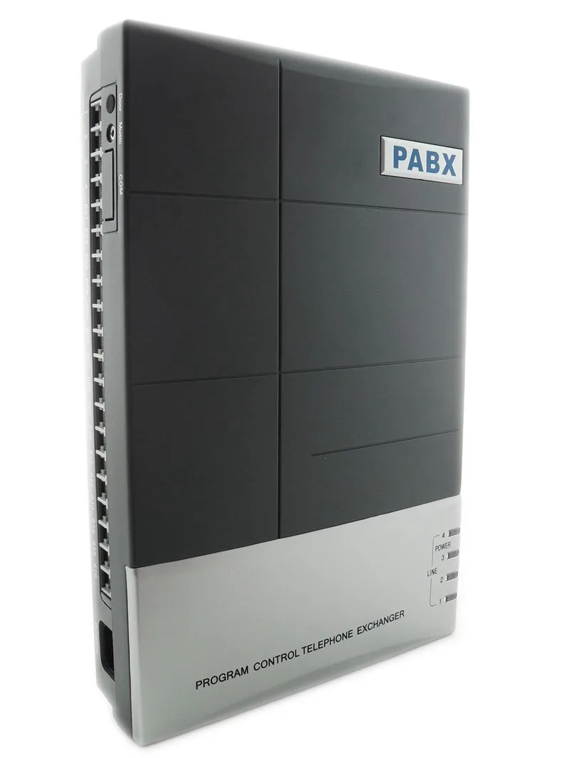 China PBX manufacturer directly supply CS416 - 4 incoming lines and 16 extensions ports pabx system