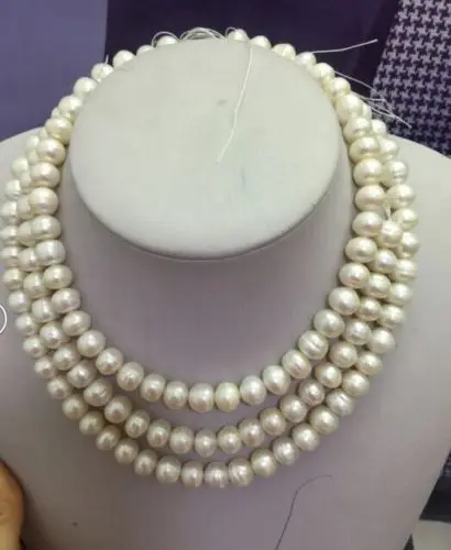 

FREE SHIPPING HOT sell new Style >>>> classic 10-11mm south sea white pearl necklace 17-18inch 19