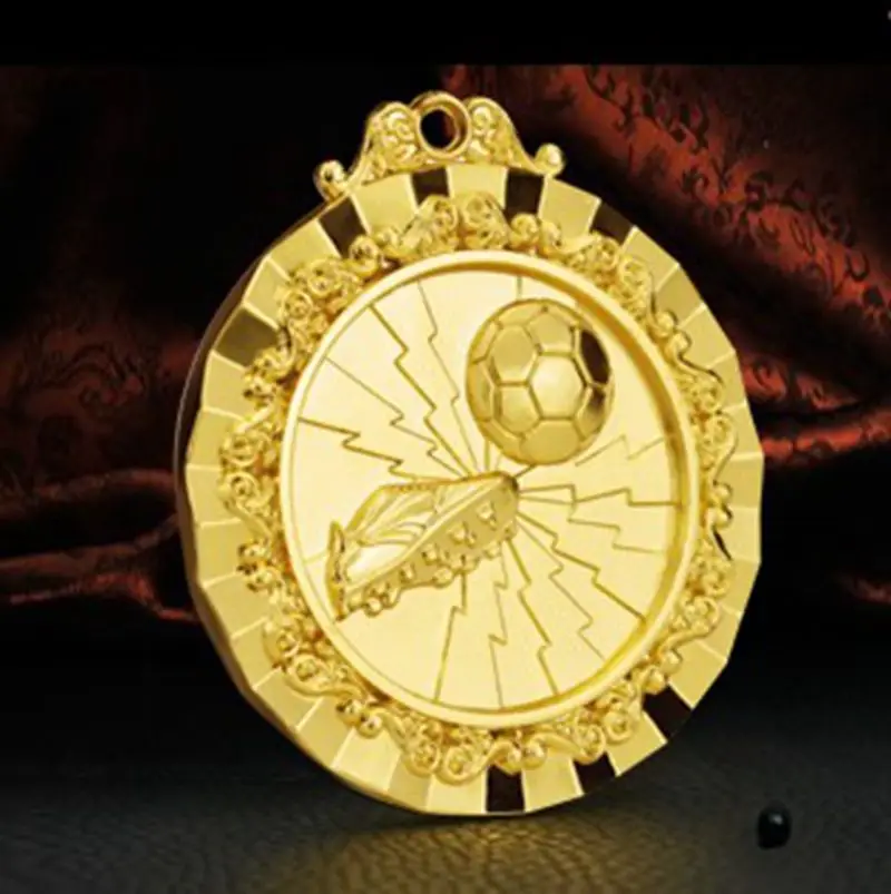 

High quality!Metal Medal Football Games Medal Gold, Silver and Bronze Souvenirs,Free shipping!
