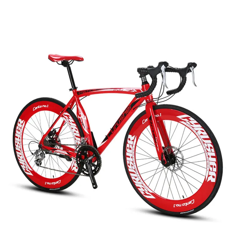 Cyrusher XC700 Road Bicycle 16 Speeds 700C 54/56CM Light Aluminum Frame Road Bike Mechanical Disc Brakes Racing bike Cyrusher XC700 Road Bicycle 16 Speeds 700C 54/56CM Light Aluminum Frame Road Bike Mechanical Disc Brakes Racing bike