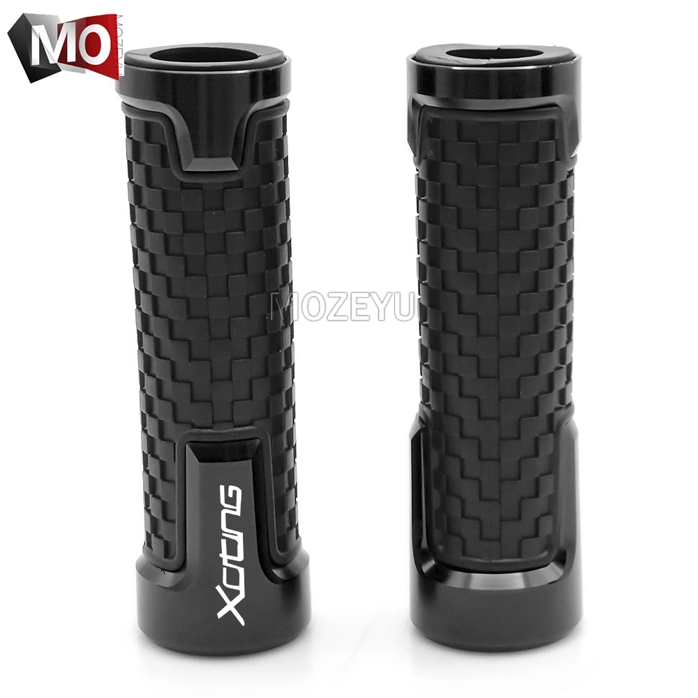 7/" 22 мм руль мотоцикла ручной рукоятки «Грипсы» для kycco xciting 250 300 350 400 400 S 500 CK250T CK300T ABS 500RI S400 - Цвет: Black