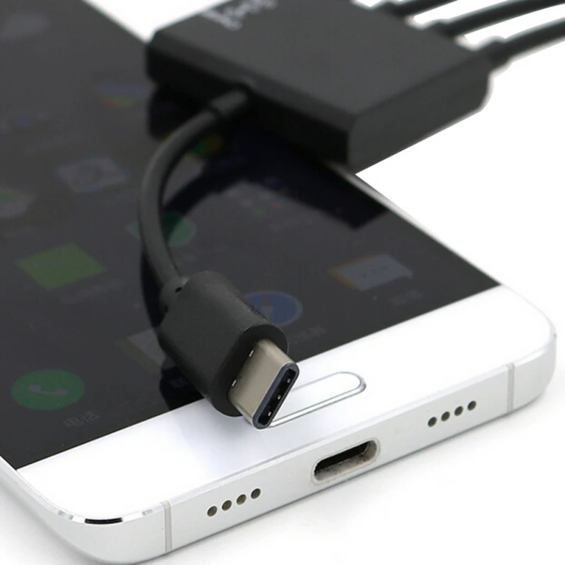 USB Type C OTG кабель 4 порта концентратор адаптер 3 1 Тип 2 0 порт Для Sansumg Xiaomi