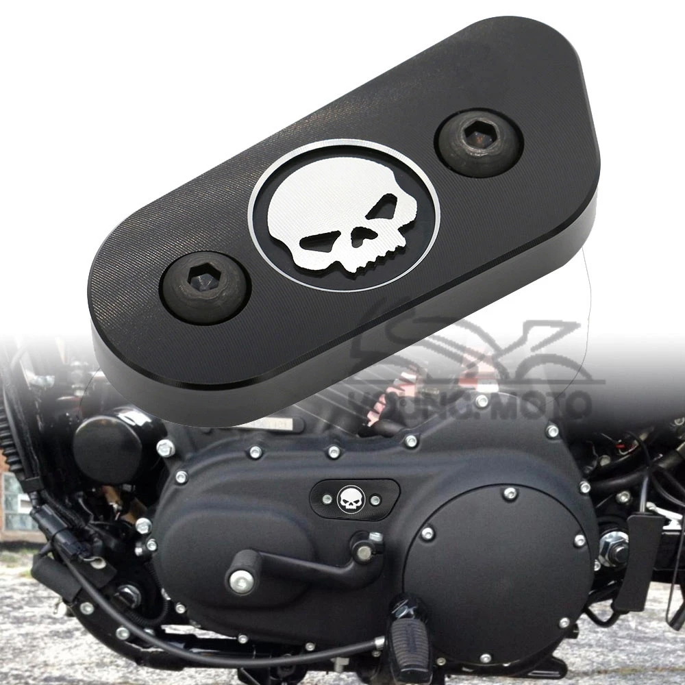perfk CNC Chain Inspection Cover for Harley Iron 883 XL883N 2009-2016 perfk CNC Chain Inspection Cover for Harley Iron 883 XL883N 2009-2016