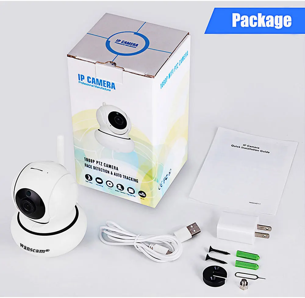 Câmera de Vigilância Monitor do Bebê ip sem Fio Wanscam Câmera fi Vídeo Campainha Rede Cctv Visão Noturna Detecção Movimento 1080 p wi 18 wi fi vídeo campainha rede cctv câmera