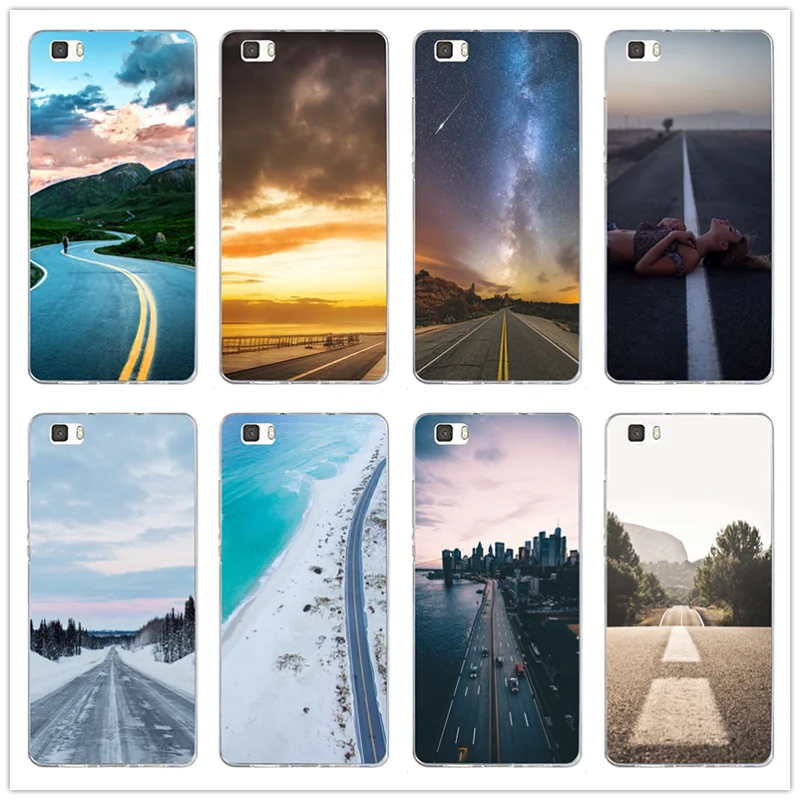 

Soft Phone Case for Huawei P8 P9 P10 P20 Lite Mate 10 Pro Y5 Y6 II Y7 Honor 6X 7X 9 Lite Route 66 Open Road Highway Driveway Art