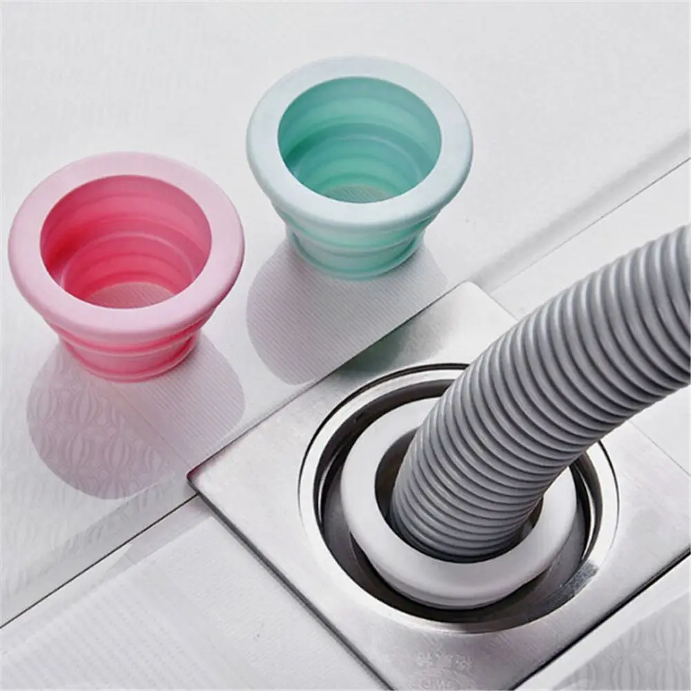 

Washing Machine Floor Drain Drainage Pipe Sealing Plug Extension Hose Drainage Wash Deodorant Telescopic Plug Deodorant Sealing