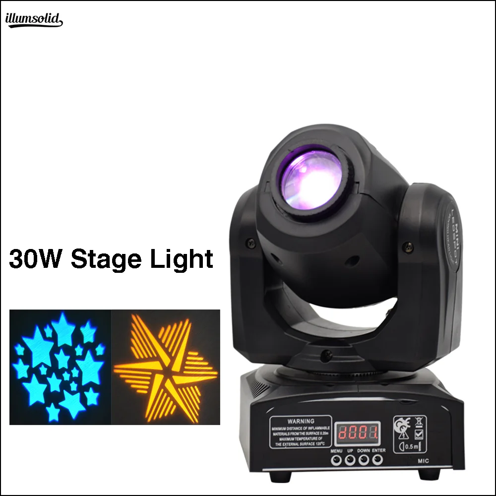 

mini 30w led moving head light led party lights led dmx spot led beam disco