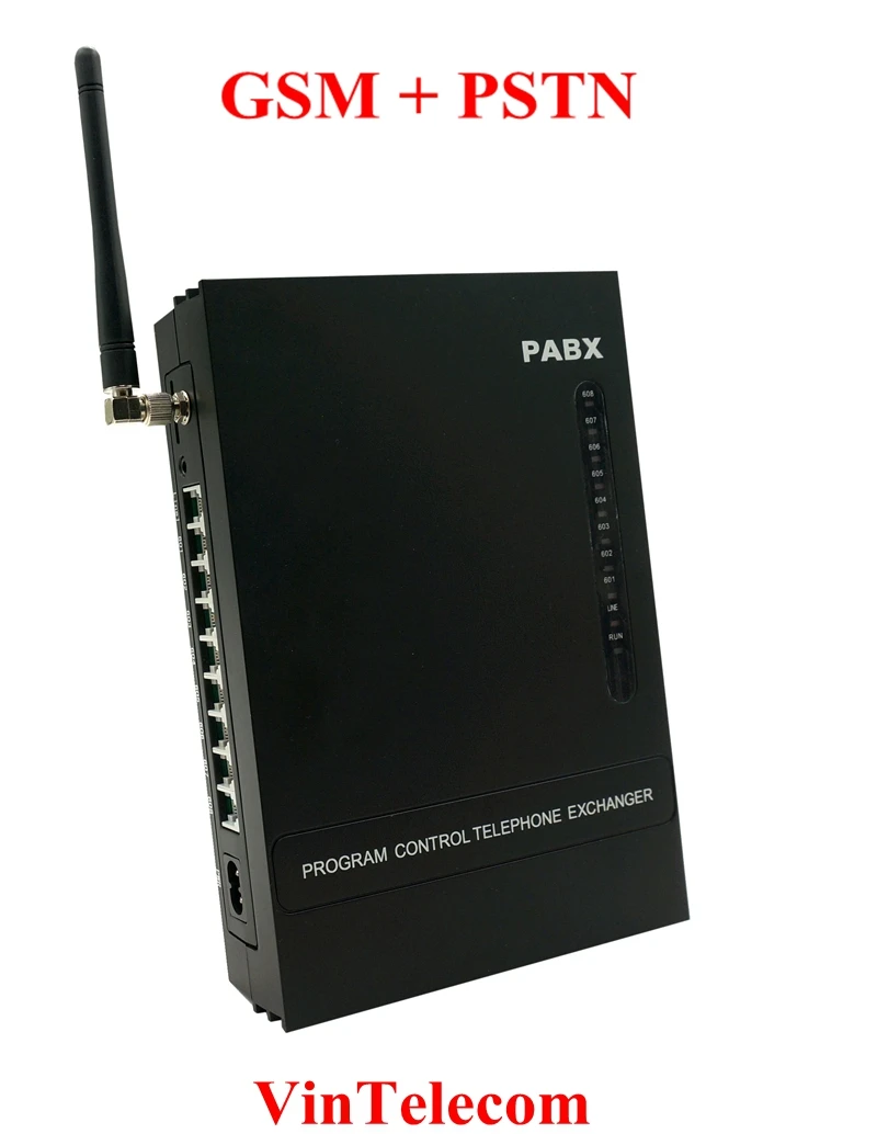 MS108-GSM VinTelecom PBX مقسم الهاتف/اللاسلكية PABX المنظومة الجديدة