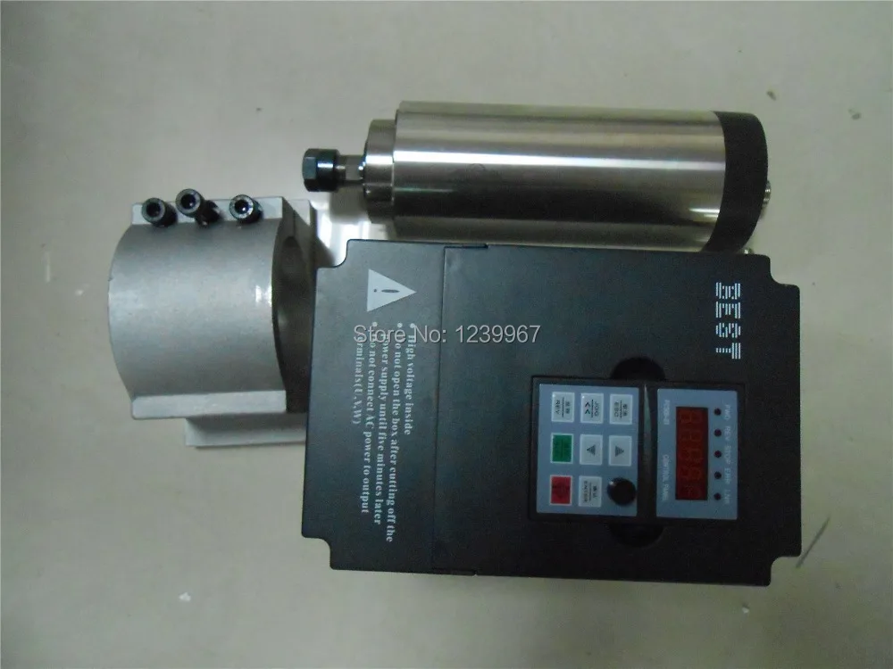 1.5KW с воздушным охлаждением мотор шпинделя 24000 об/мин 220V 5A 400Hz 0.91NM ER11 D80mm GDZ80 1.5F & 2.2KW