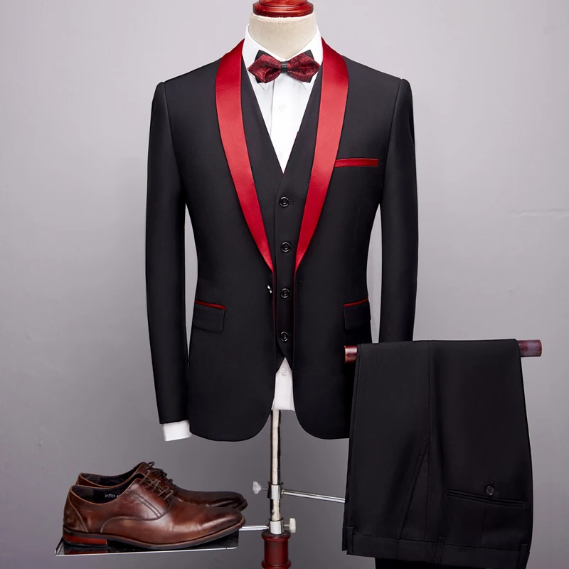 Plyesxale 3 قطعة الدعاوى الرجال 2019 الربيع الخريف الأحمر شال طوق العريس الزفاف دعوى زي أوم خطاباتخطابهزوجات عيد الميلاد دعوى Q169 Plyesxale 3 قطعة الدعاوى الرجال 2019 الربيع الخريف الأحمر شال طوق العريس الزفاف دعوى زي أوم خطاباتخطابهزوجات عيد الميلاد دعوى Q169