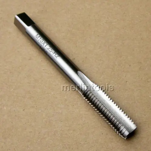 

10mm x 1.25 Metric HSS Right hand Tap M10 x 1.25mm Pitch