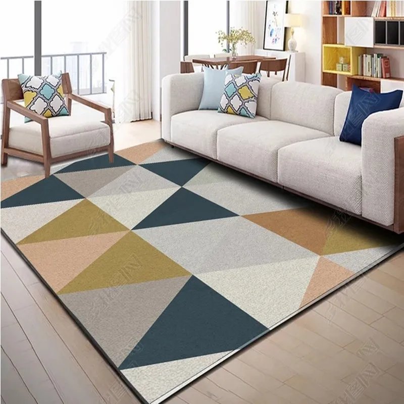 

American Style Flower Carpets For Living Room Romantic Soft Area Rugs For Bedroom Study Floor Mat Home Coffee Table Sofa Carpet