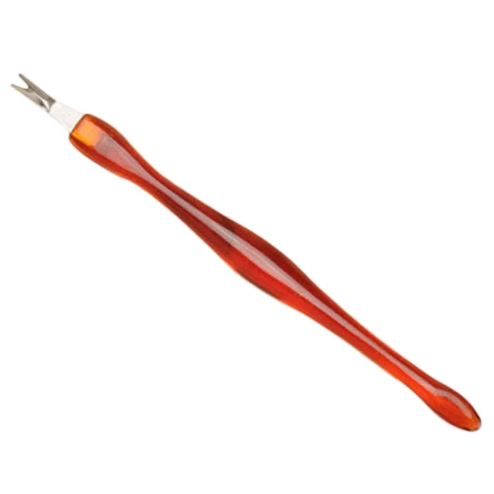 

Professional New Stainless Steel Cuticle Pusher Nail Art Fork Manicure Tool For Trim Dead Skin Cuticle Color Random HB0083