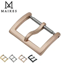 MAIKES New Arrival 16mm 18mm 20mm 316L Stainless Steel Rose Gold Watch Buckle Leather Strap Band Watch Clasp WATCH-BUTTOM MAIKES New Arrival 16mm 18mm 20mm 316L Stainless Steel Rose Gold Watch Buckle Leather Strap Band Watch Clasp WATCH-BUTTOM