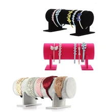 SZanbana бархатная отдельная Съемная повязка на голову обруч для волос лента для волос держатель застежки Дисплей Стенд Органайзер(31 см х 17 см