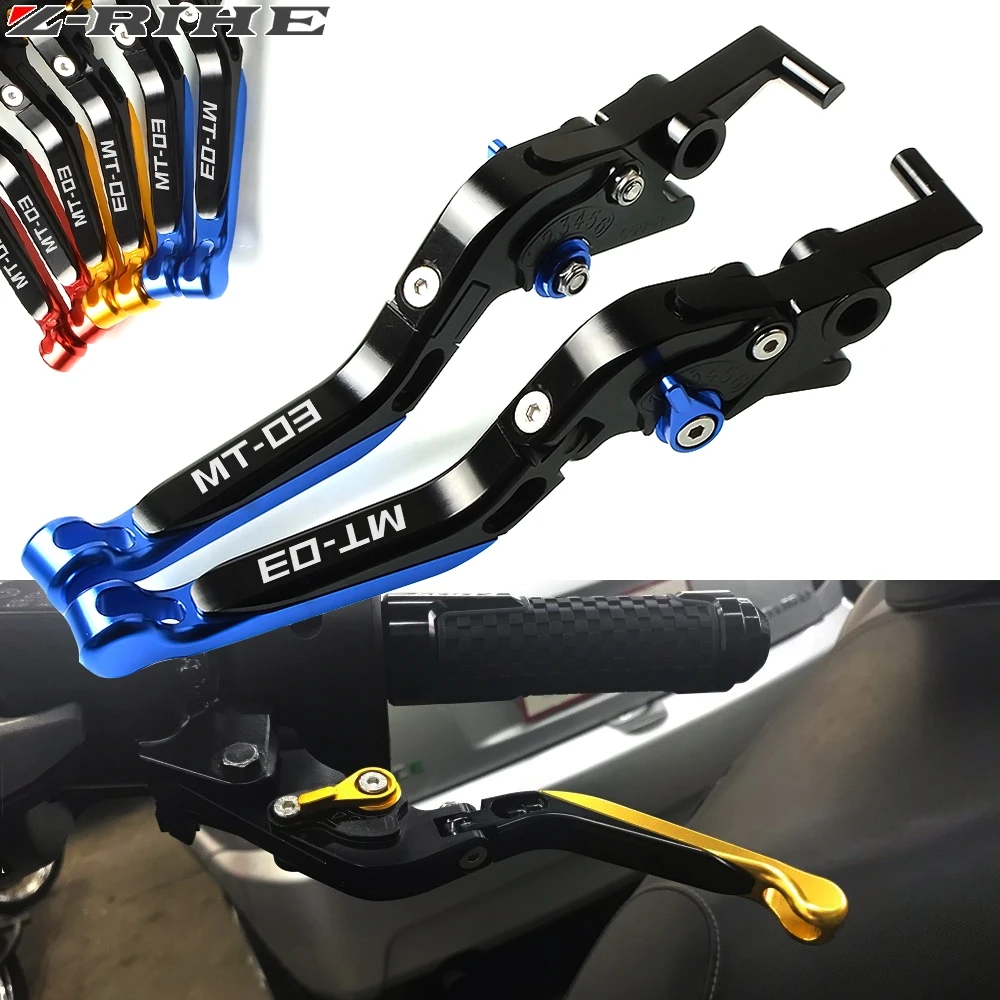 

For YAMAHA MT-03 MT03 MT 03 2005-2009 2006 2007 2008 Motorcycle Folding Extendable Brake Clutch Levers MT-03 MT03 MT 03