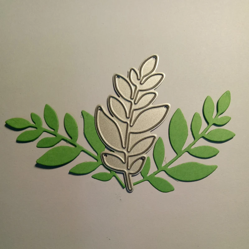 

Tree Leaves Clear Stamp Steel Embossing Craft DIY Leaf Stencil For Metal Cutting Dies Machine New 2018 Scrapbooking Die Cutter