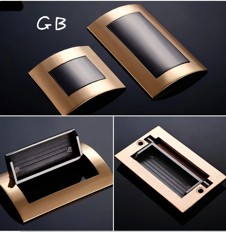 

New High Quality Wardrobe Drawer 3 Type Invisible Hidden Handle Modern Cabinet/Shoe Cupboard Door Handle