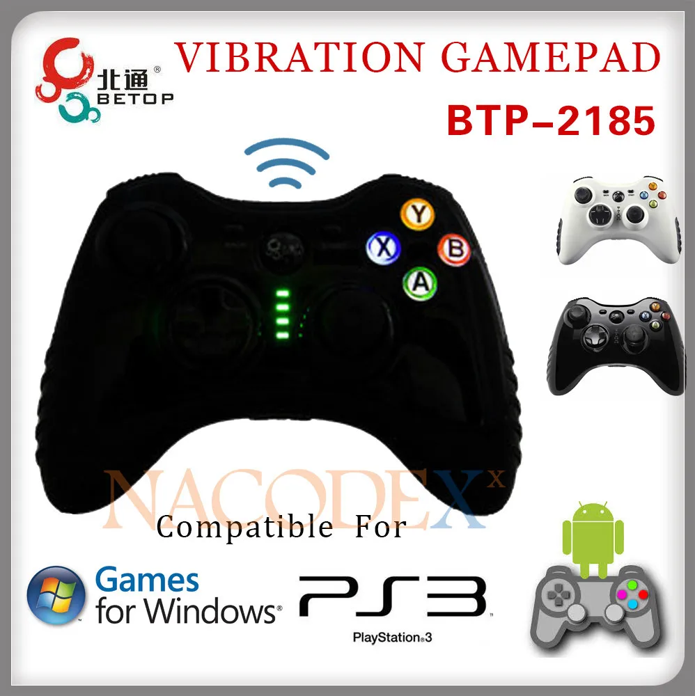 Betop BTP 2185 Asura TE 2.4GHz Wireless Computer Game Controller Joypad Gamepad with Lithium Battery for PC PS3 Android PC360-in Gamepads from Consumer ...