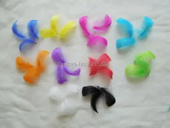 

Wholesale!5000Pcs/Lot!4-6cm Nagorie goose feathers popularly used in wedding flowers, fascinators,hats etc,10colours available