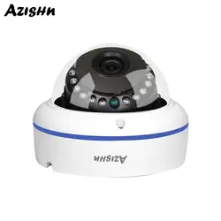 AZISHN PoE IP камера 720 P 960 1080 Full HD купол безопасности открытый металл Антивандальная CCTV ночное видение товары теле и видеонаблюдения