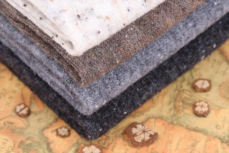 

6 colour Color point knitting cotton wool fabric textiles for coat Sweaters, casual clothes,jacquard brocade fabric B285